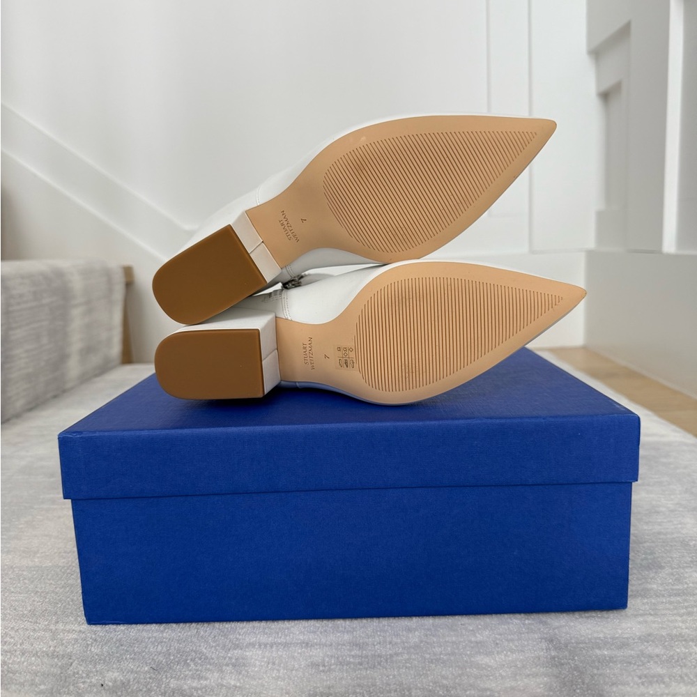 Stuart Weitzman 
Avenue 75 Block Heel Ankle Boots - Picture 4 of 5